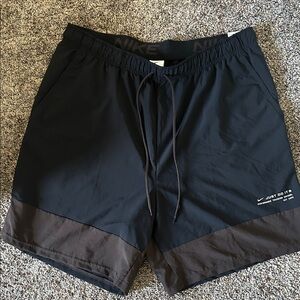 Nike Black and Brown Sports Shorts